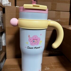 Bablov Pink and Yellow Insulated Tumbler